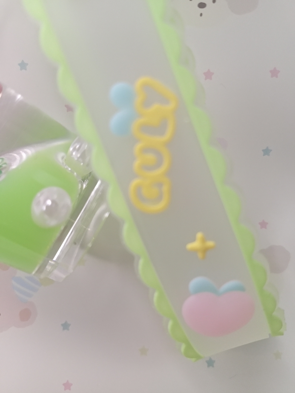 Sanrio My Melody Boba Milk Tea Liquid Float Keychain - Picture 4 of 6